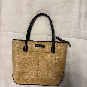 Kate Spade Tan and Black Tote Bag